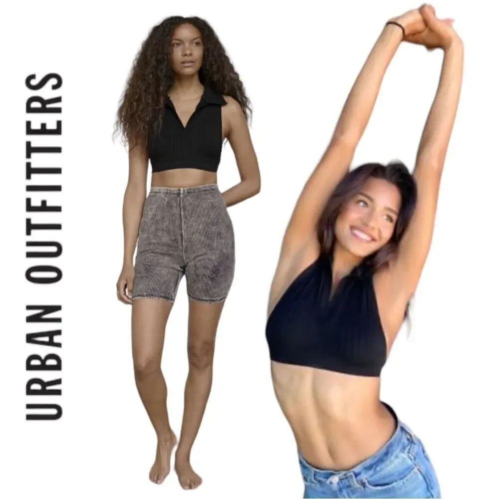 NEW Urban Outfitters UO Out From Under Break Point Collared Bra Shirt Top